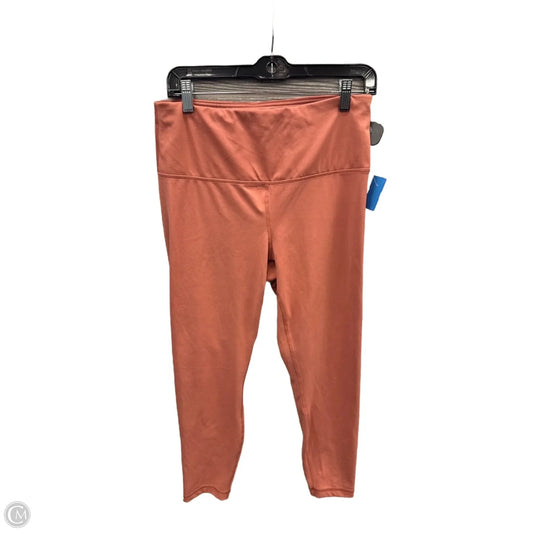 Athletic Leggings By Yogalicious In Pink, Size: Xl