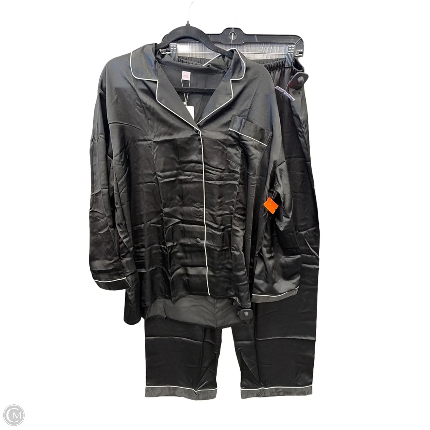 Pajamas 2pc By Cmf In Black, Size: 2x