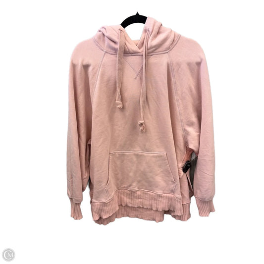 Sweatshirt Hoodie By American Eagle In Pink, Size: L