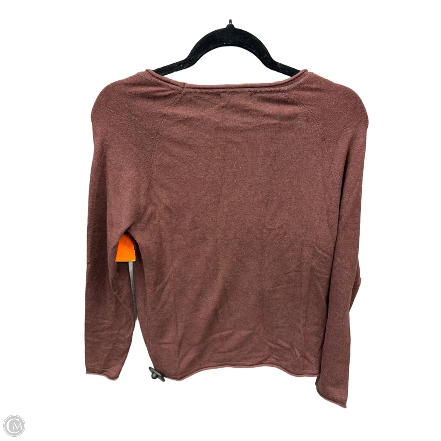 Top Long Sleeve By Zenana In Brown, Size: S