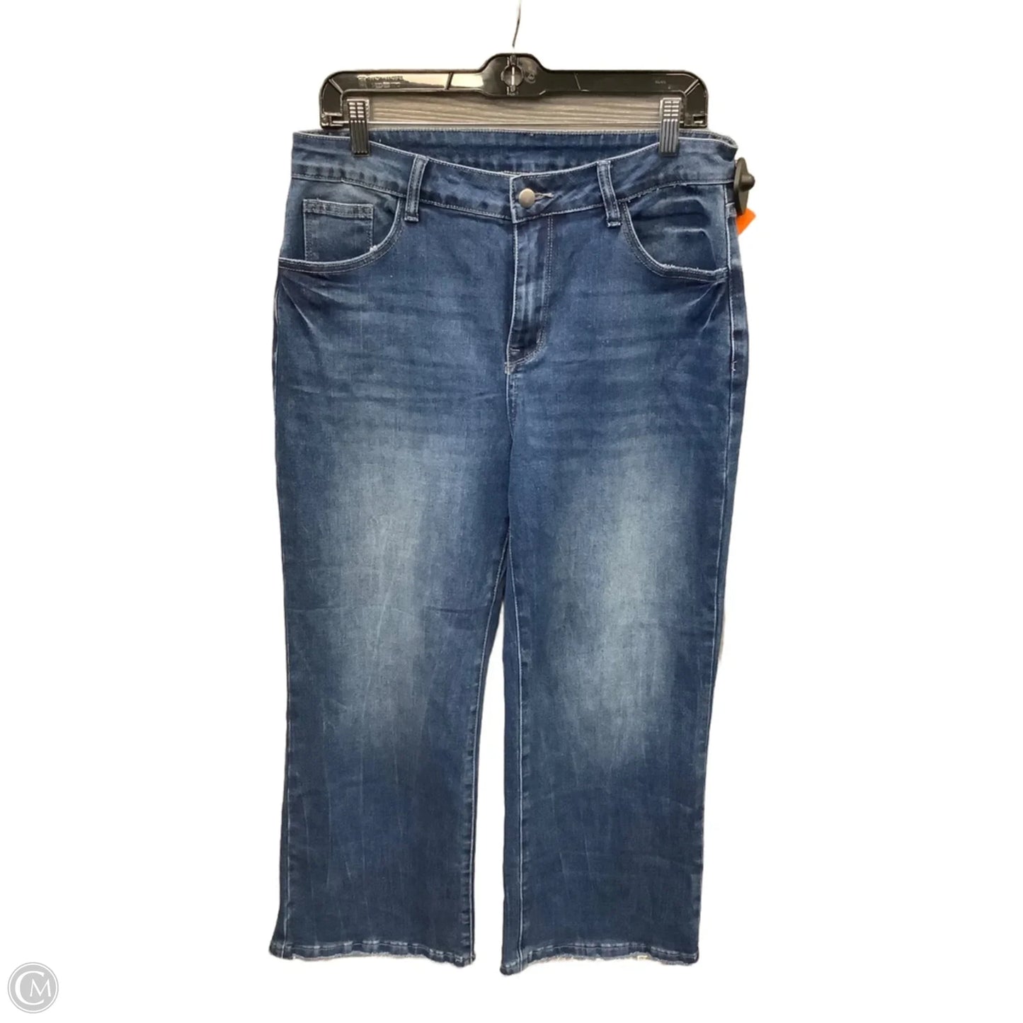 Jeans Wide Leg By Clothes Mentor In Blue Denim, Size: 14