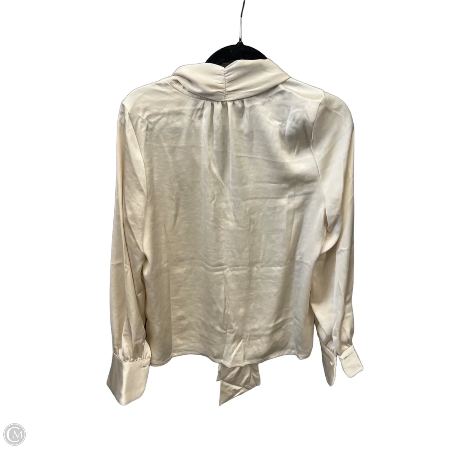 Top Long Sleeve By Francesca's In Cream, Size: L