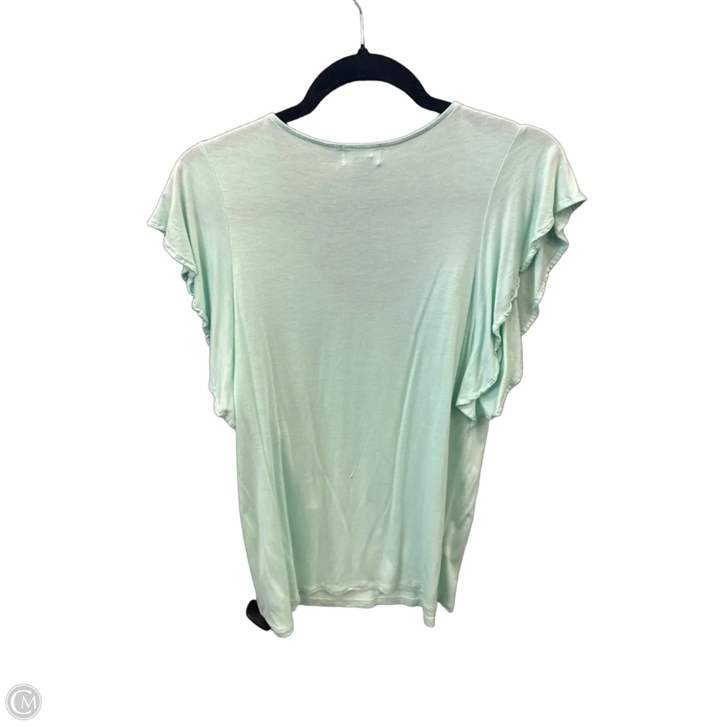 Top Short Sleeve By Old Navy In Green, Size: M