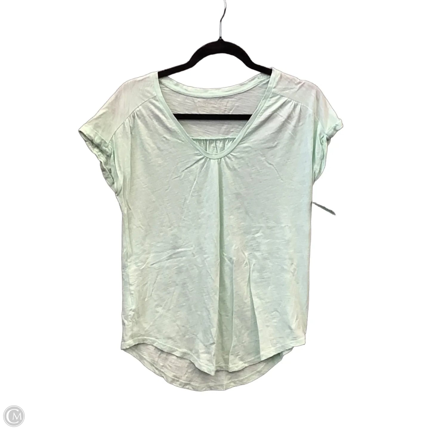 Top Short Sleeve By Eddie Bauer In Green, Size: S