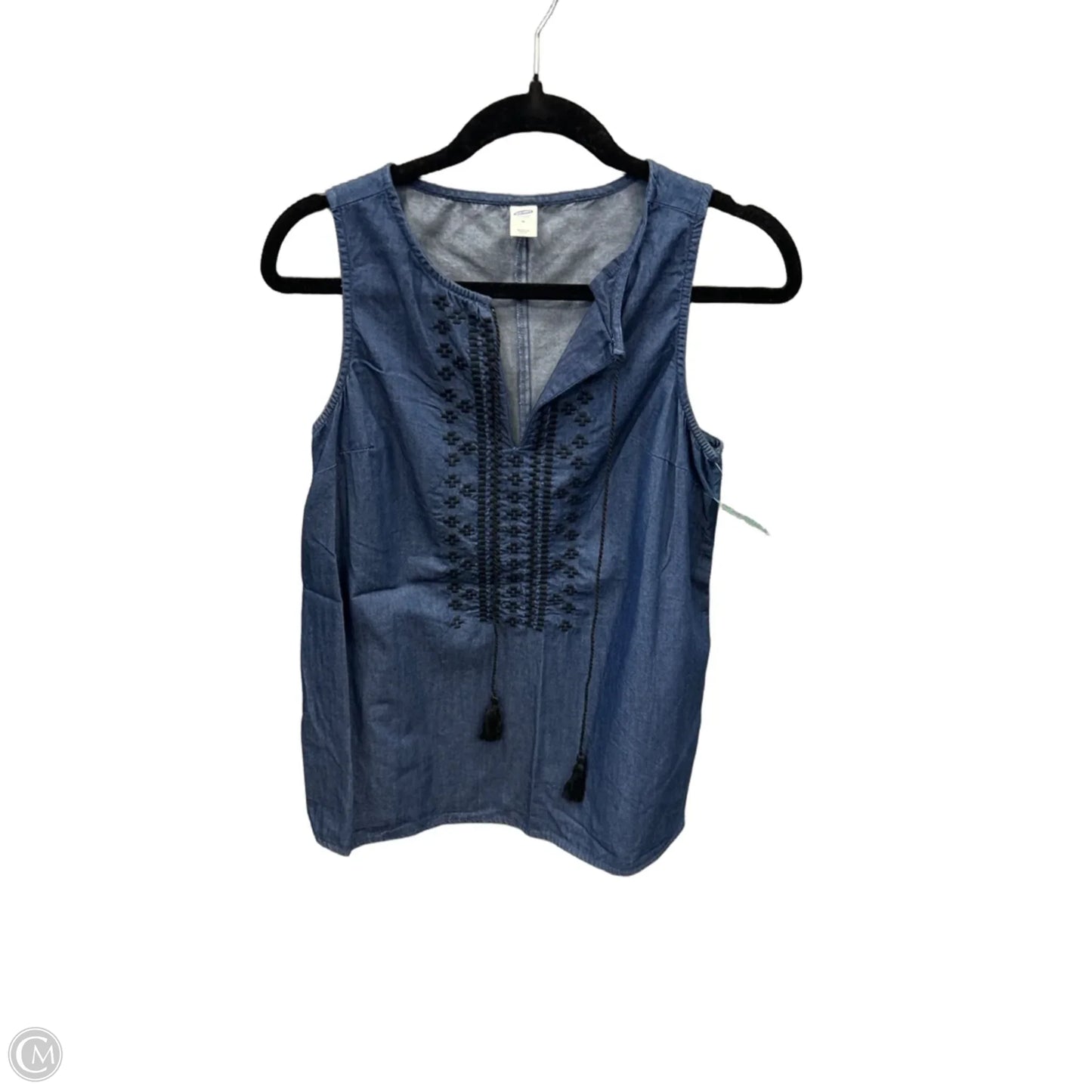 Top Sleeveless By Old Navy In Blue, Size: M