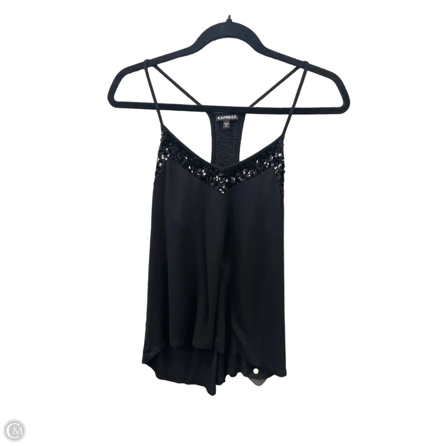 Top Sleeveless By Express In Black, Size: S