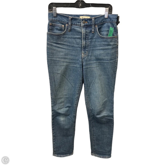 Jeans Straight By Madewell In Blue Denim, Size: 6