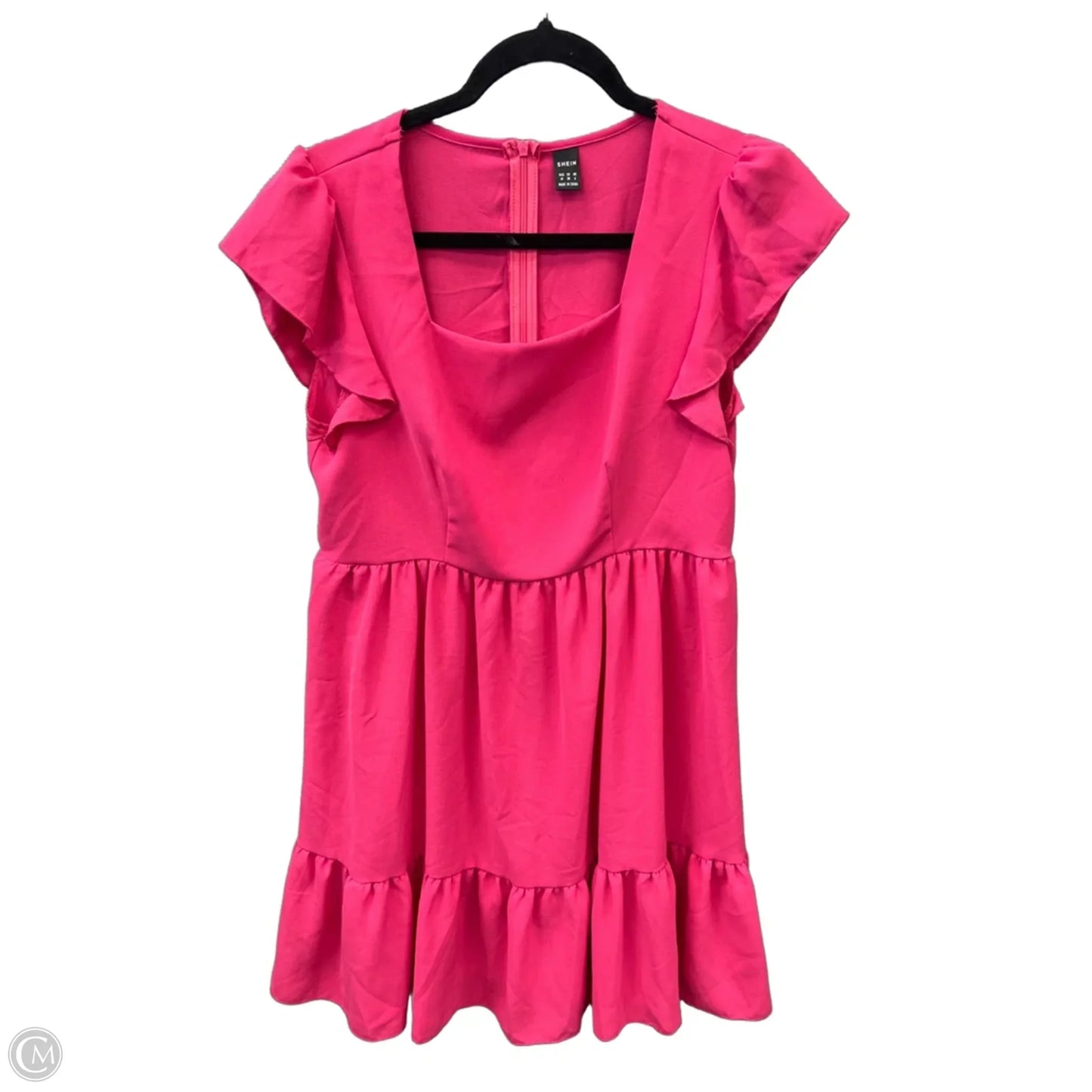Dress Casual Short By Shein In Pink, Size: M