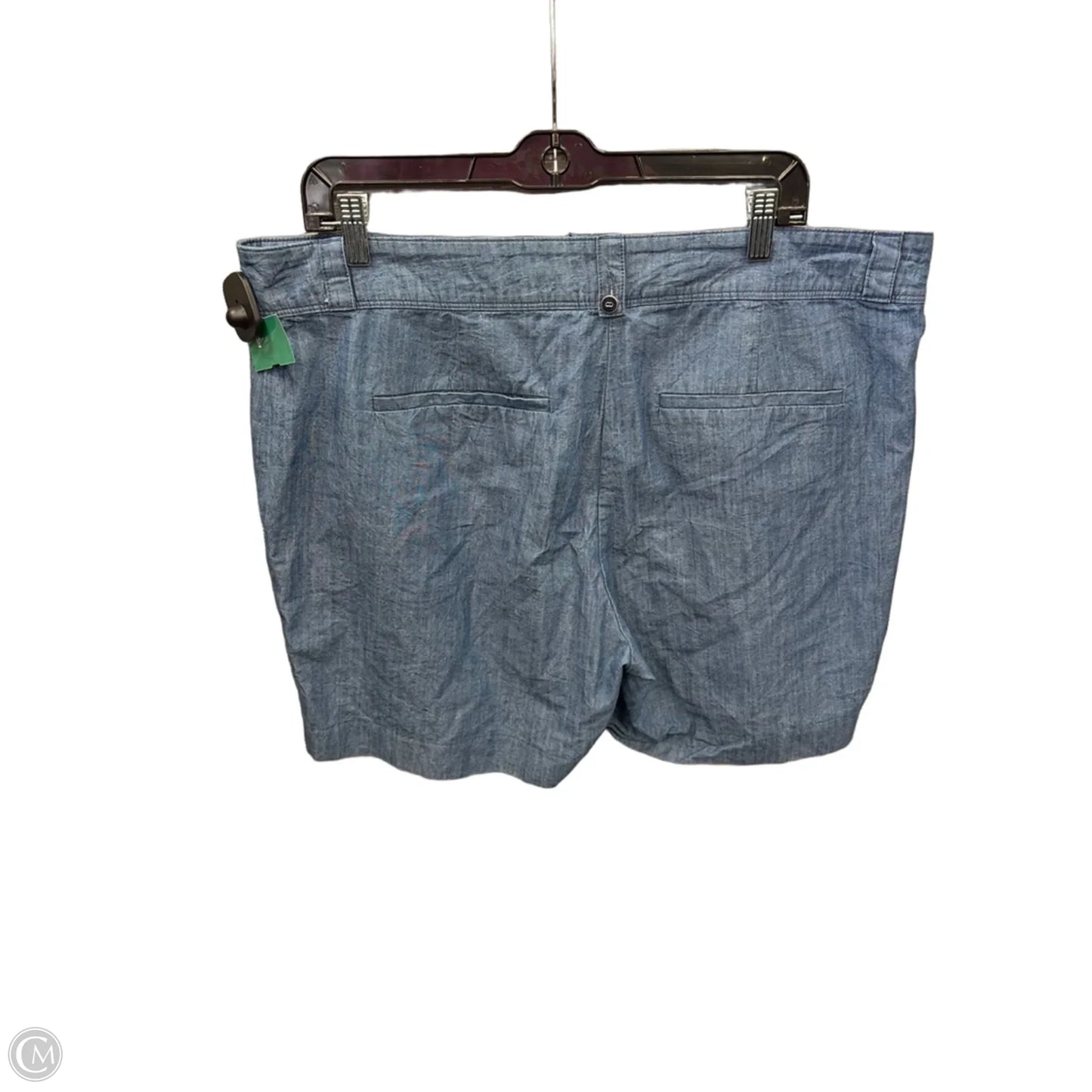 Shorts By Isaac Mizrahi In Blue Denim, Size: 16