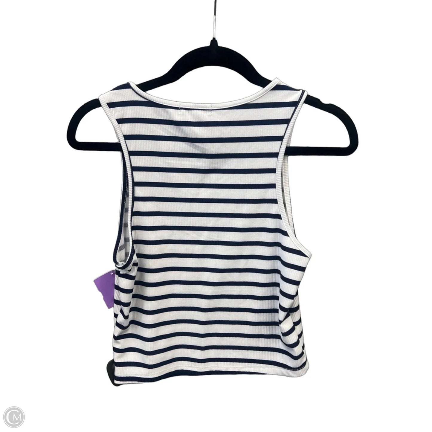 Top Sleeveless By Clothes Mentor In Striped Pattern, Size: L
