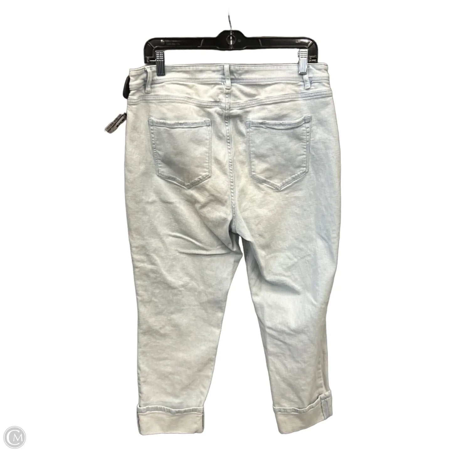Jeans Cropped By J. Jill In Blue Denim, Size: 12
