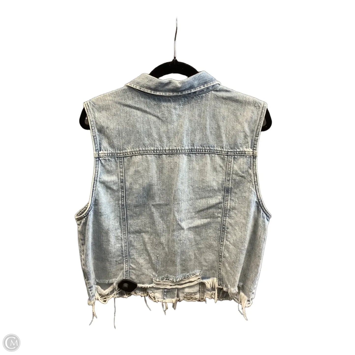 Vest Other By Risen In Blue Denim, Size: 1x