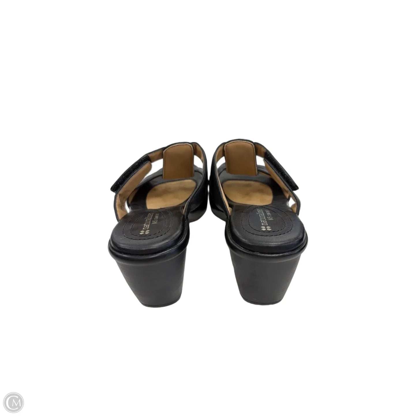 Sandals Heels Block By Naturalizer In Black, Size: 6.5