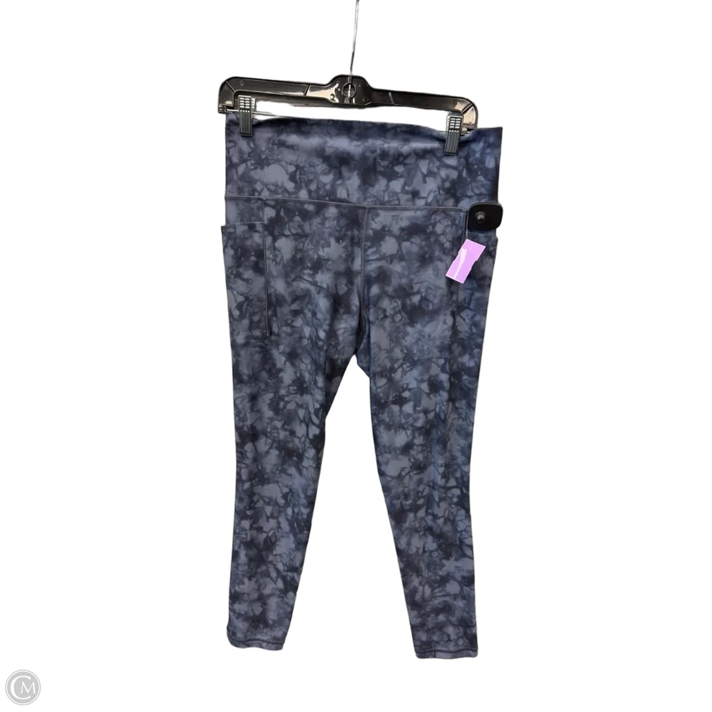 Athletic Leggings By Athleta In Blue, Size: L