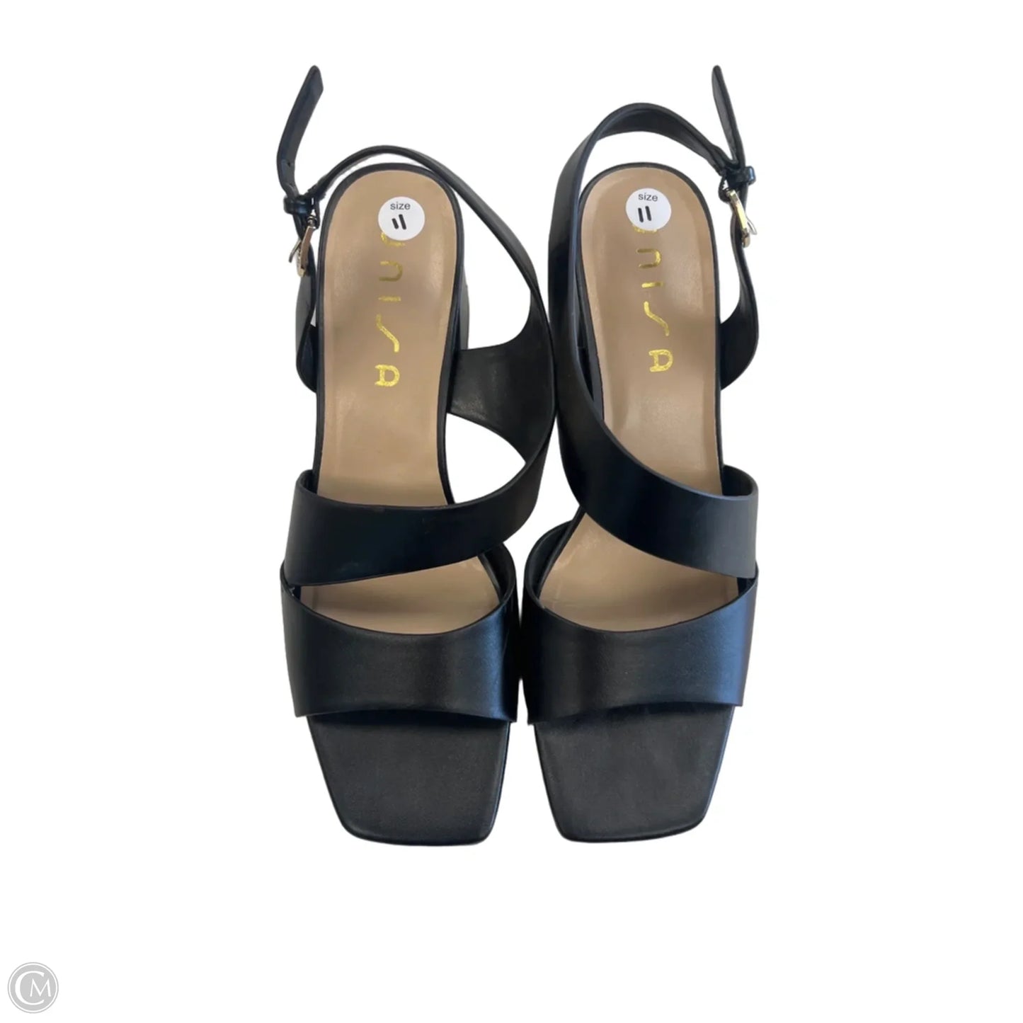 Sandals Heels Block By Unisa In Black, Size: 11