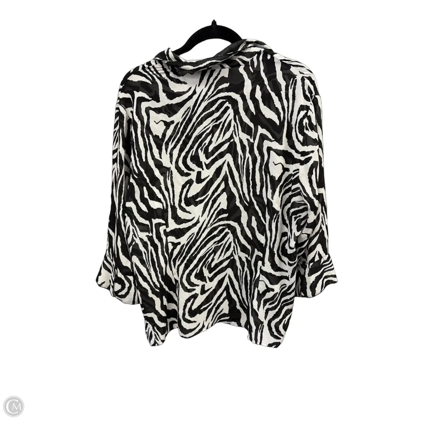 Top Long Sleeve By Sere Nade In Animal Print, Size: 2x