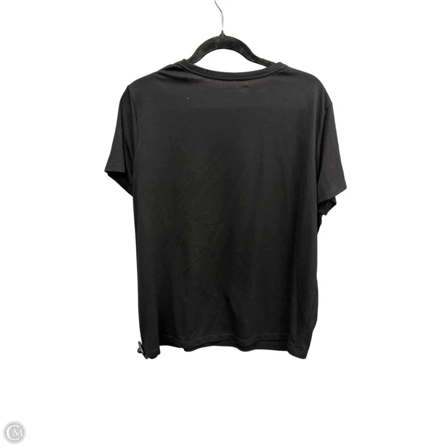 Athletic Top Short Sleeve By Xersion In Black, Size: Xxl