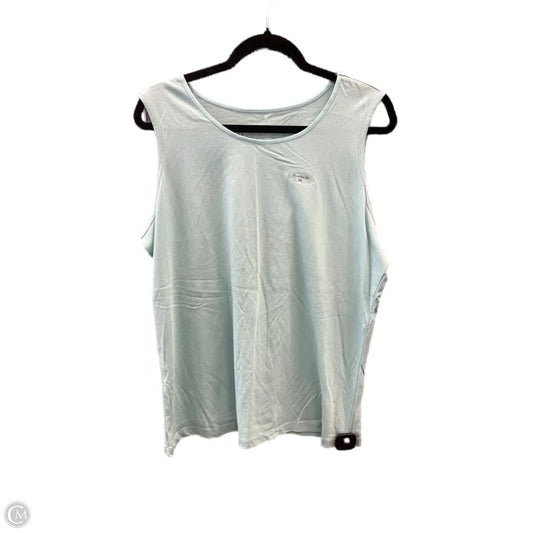 Top Sleeveless By Christopher And Banks In Blue, Size: Xl