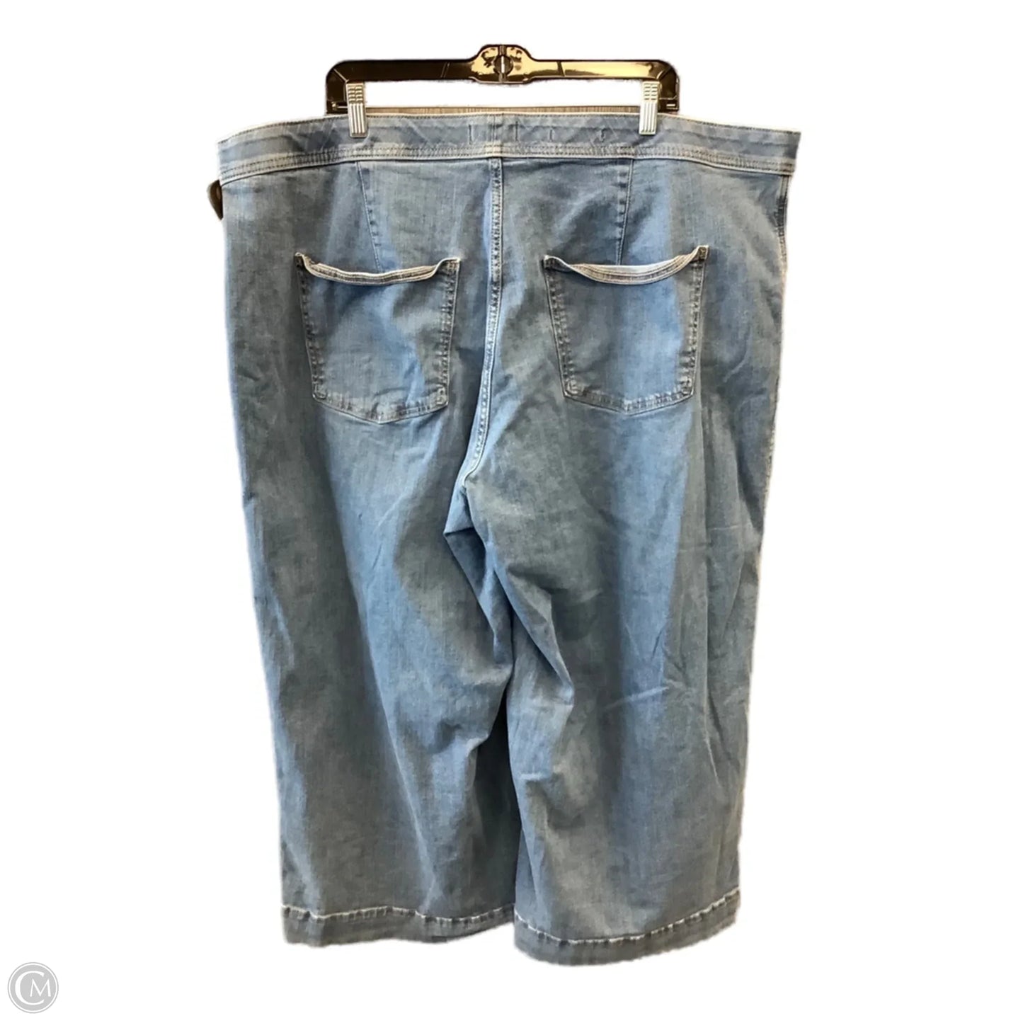 Jeans Wide Leg By Ava & Viv In Blue Denim, Size: 22