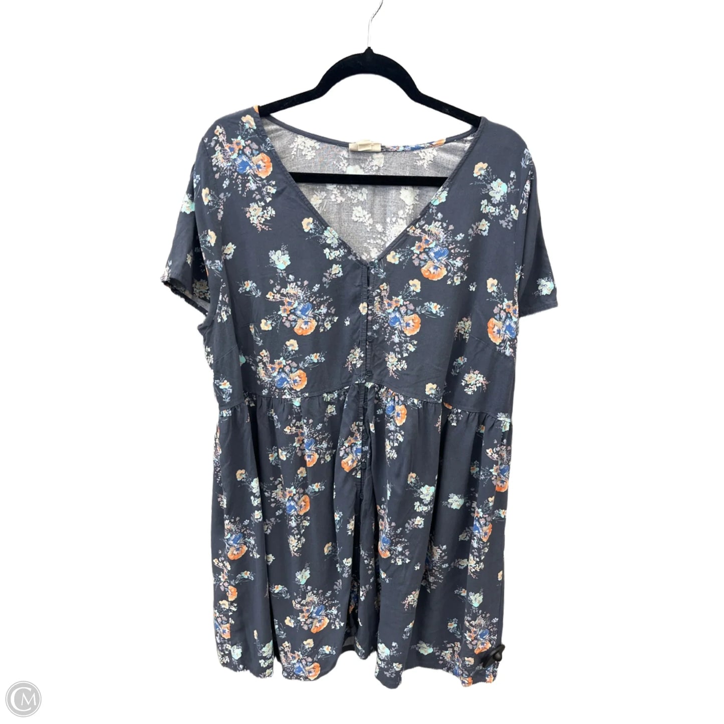 Dress Casual Midi By Ana In Blue, Size: 0x