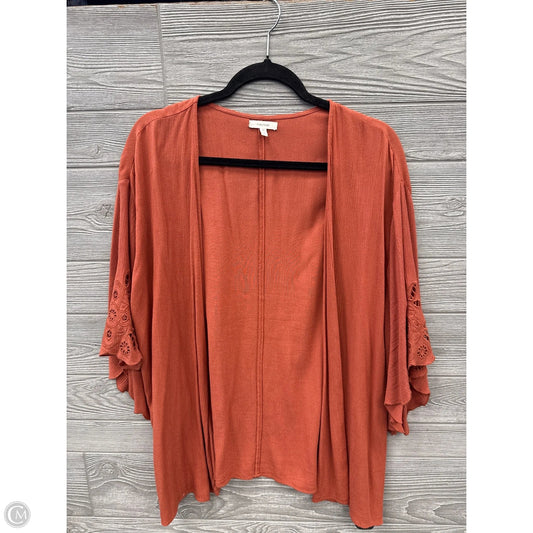 Cardigan By Maurices In Orange, Size: L