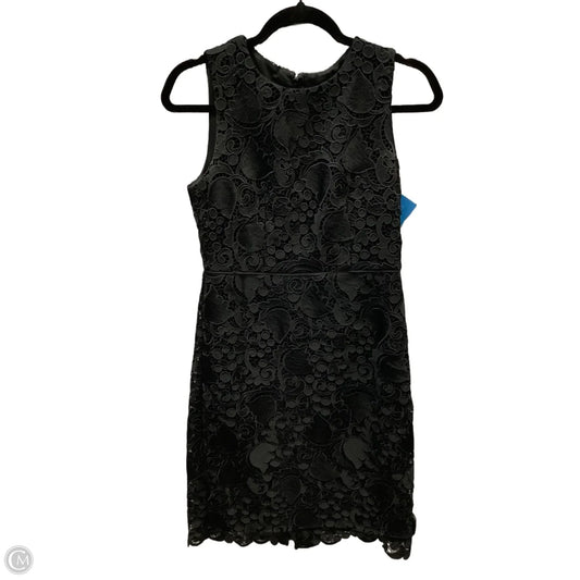 Dress Casual Midi By Ann Taylor In Black, Size: Xs