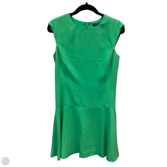 Dress Casual Midi By Ralph Lauren In Green, Size: S
