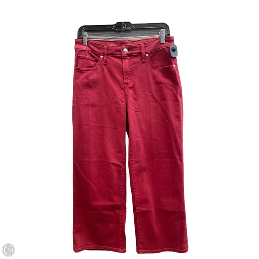 Jeans Wide Leg By Chicos In Red, Size: 4
