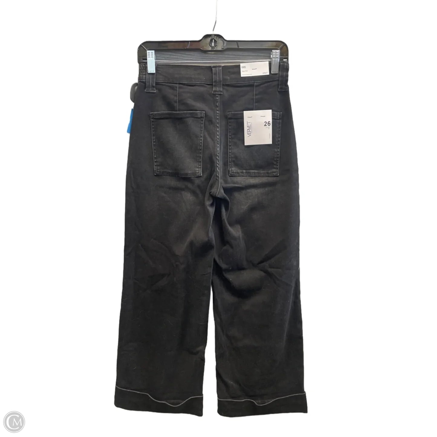 Jeans Wide Leg By Vervet In Black, Size: 2