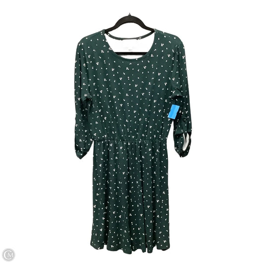 Dress Casual Midi By Clothes Mentor In Green, Size: M