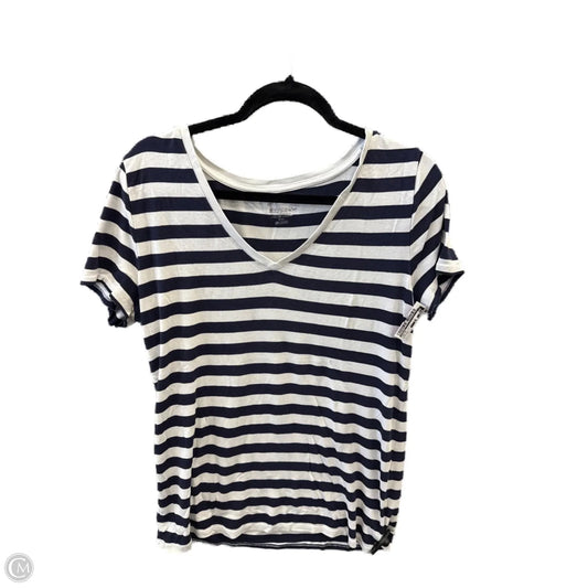 Top Short Sleeve By Merona In Striped Pattern, Size: Xxl