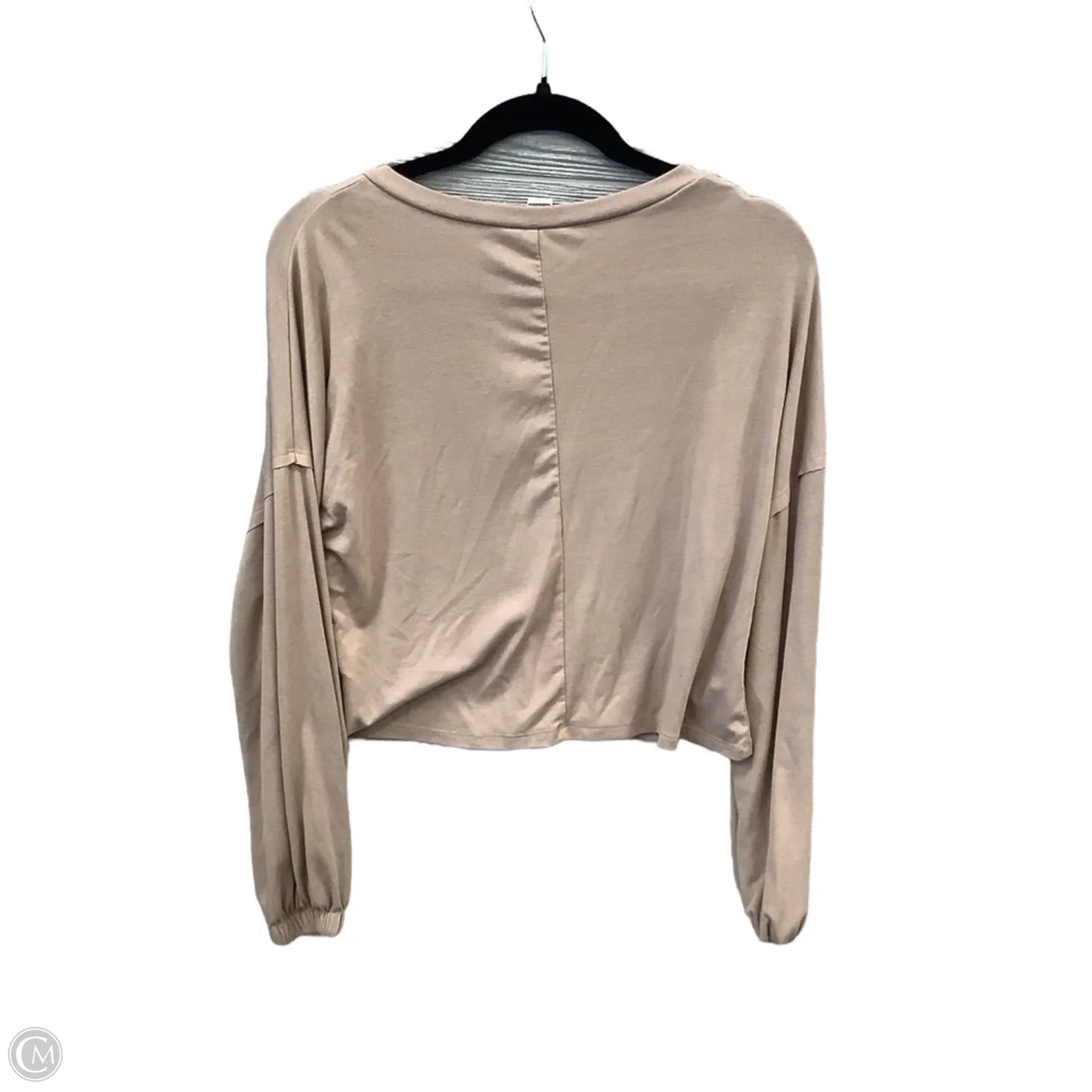 Top Long Sleeve By Hyfve In Beige, Size: S