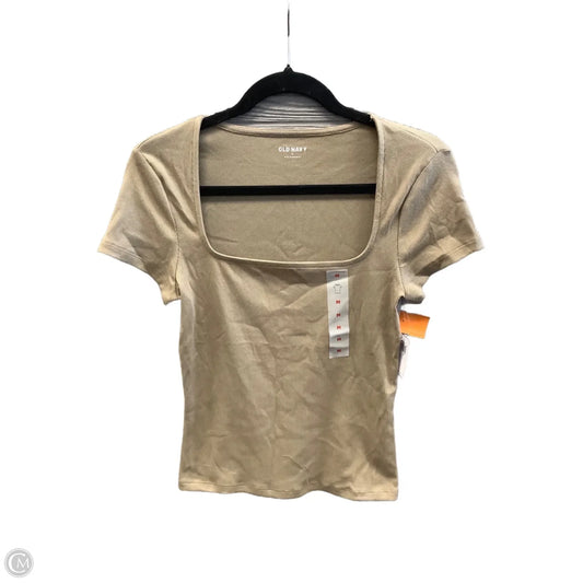 Top Short Sleeve By Old Navy In Brown, Size: M