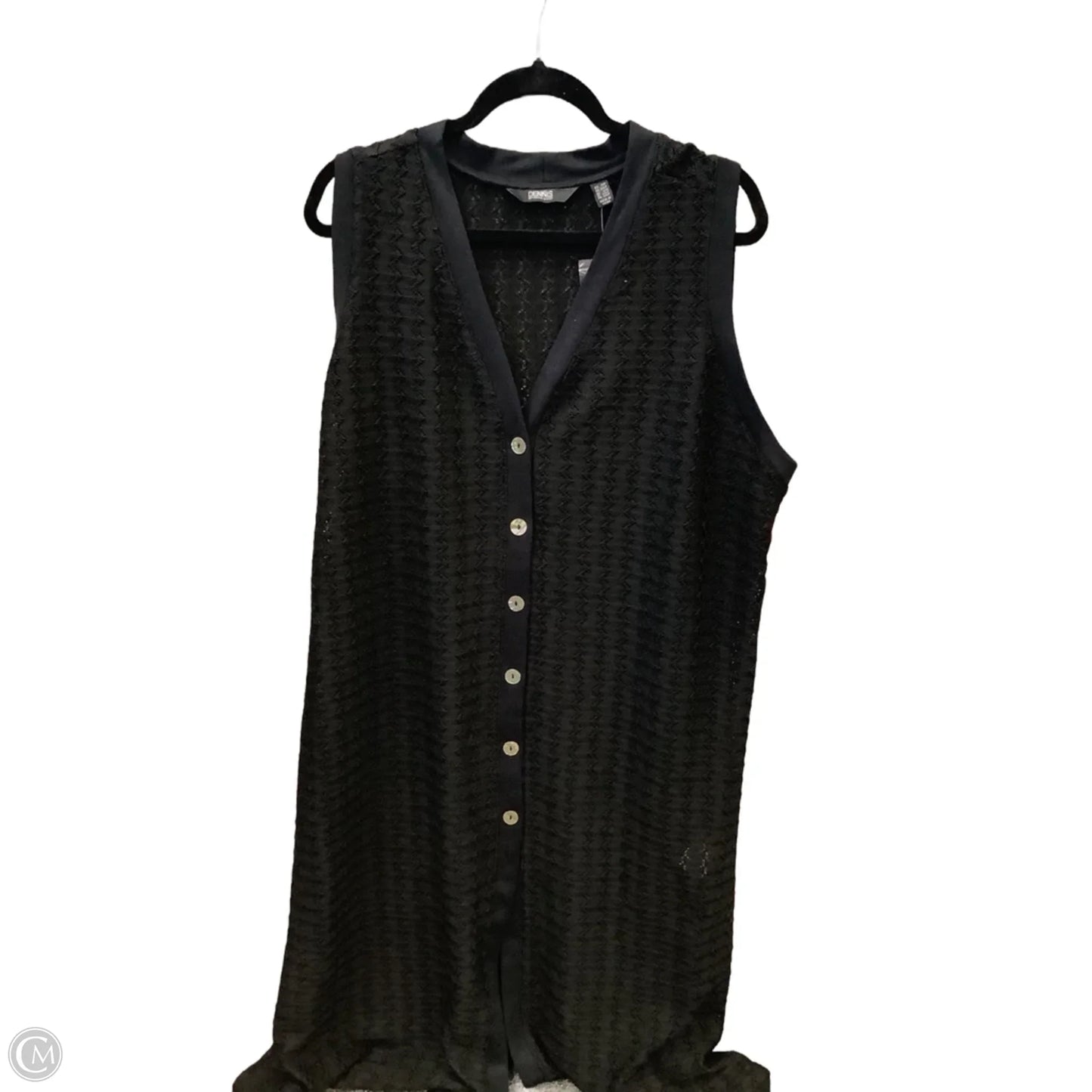Dress Casual Maxi By Dennis Basso Qvc In Black, Size: 2x