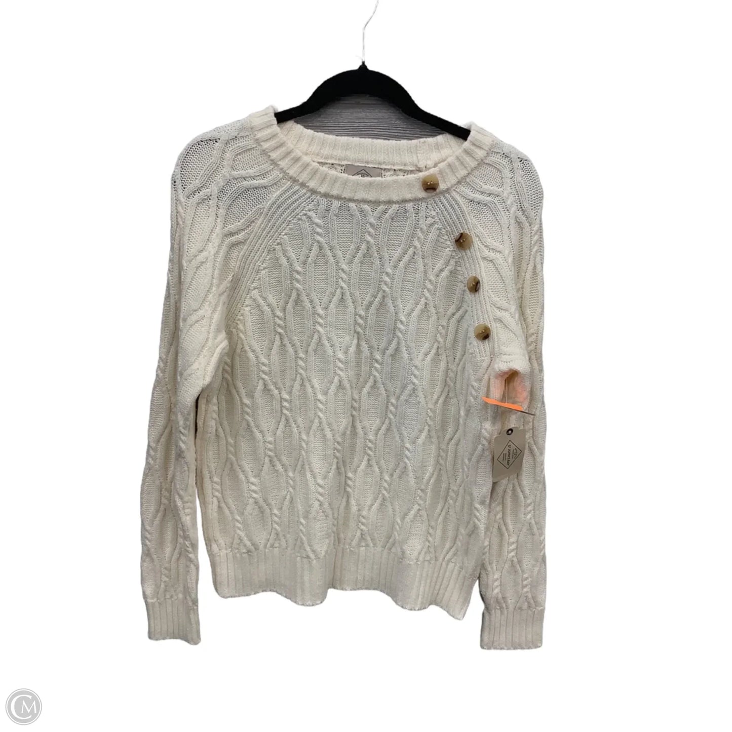 Sweater By St Johns Bay In White, Size: M