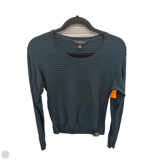 Top Long Sleeve By Banana Republic In Blue, Size: Xs
