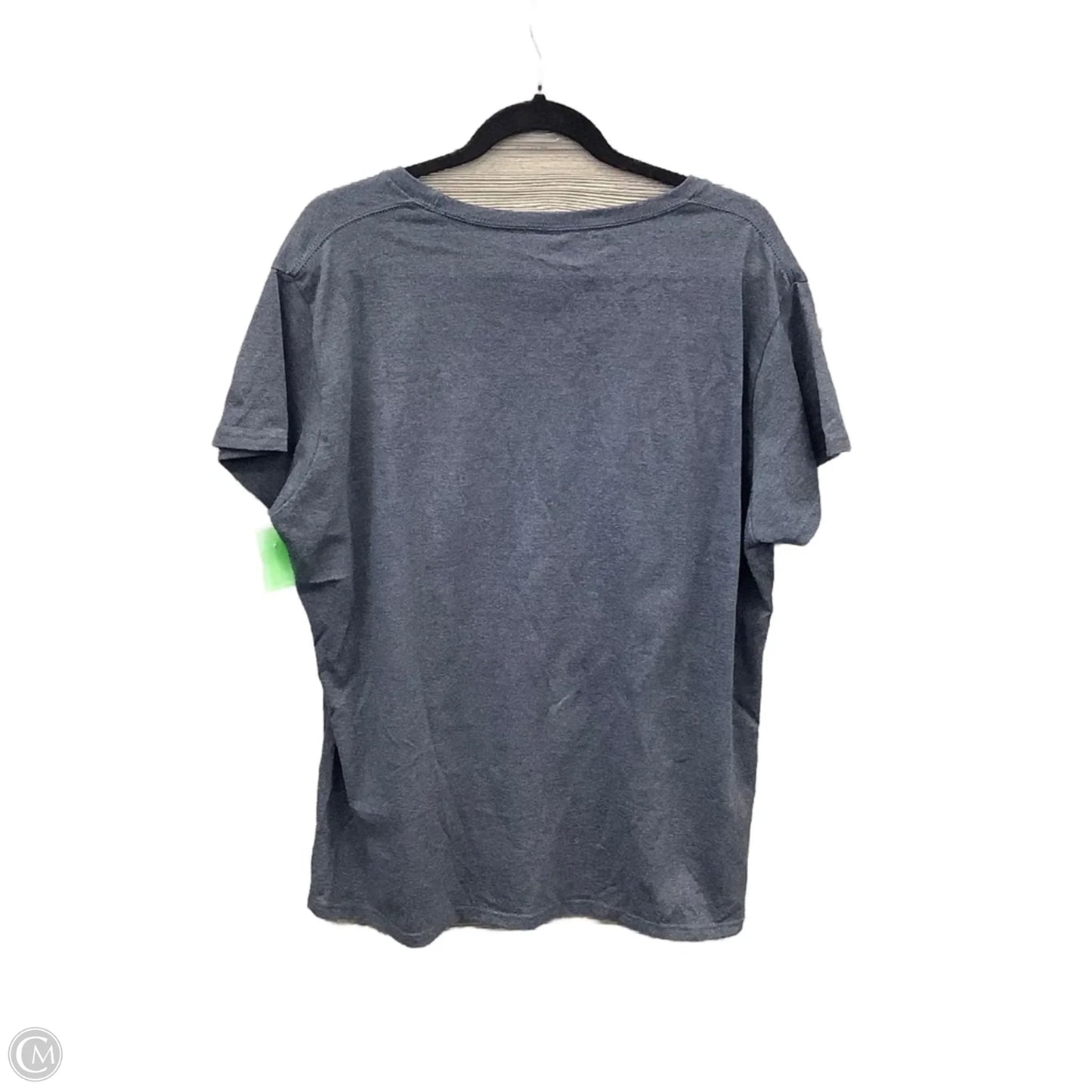 Top Short Sleeve By Gildan In Blue, Size: 2x