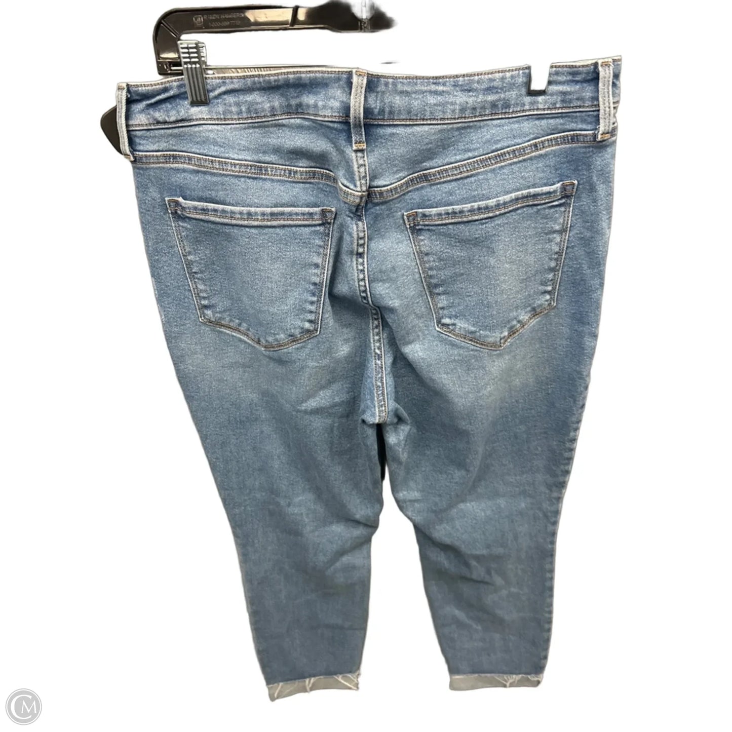 Jeans Skinny By Old Navy In Blue Denim, Size: 14
