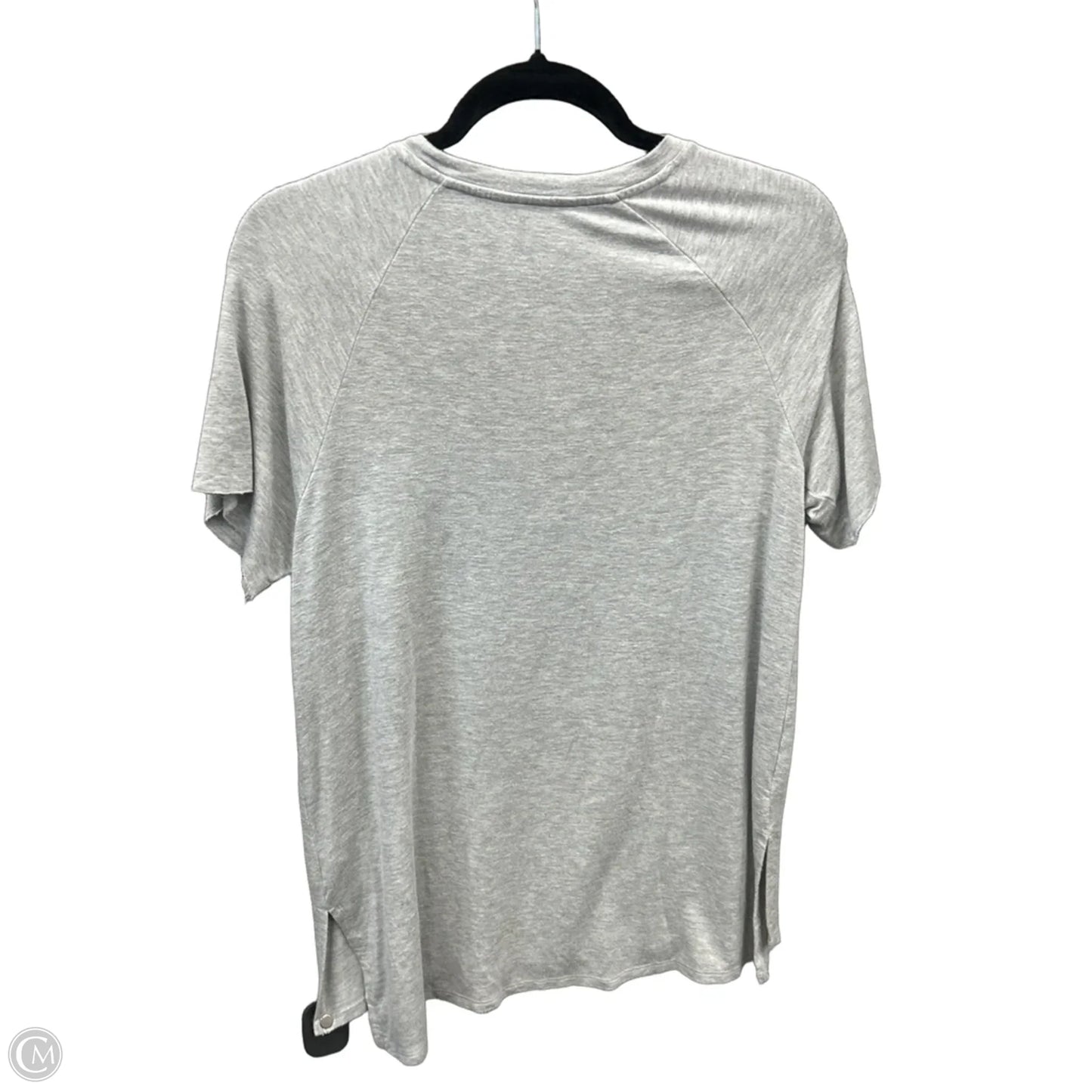 Top Short Sleeve Basic By Time And Tru In Grey, Size: S