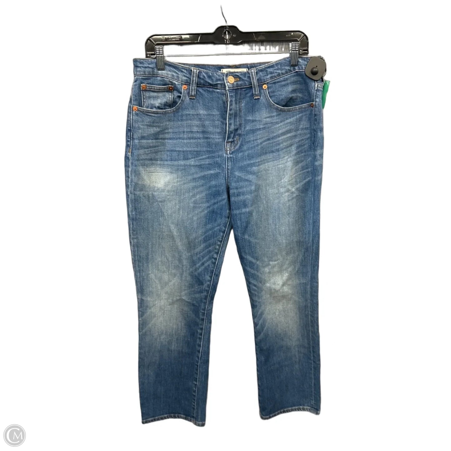 Jeans Cropped By Madewell In Blue Denim, Size: 12