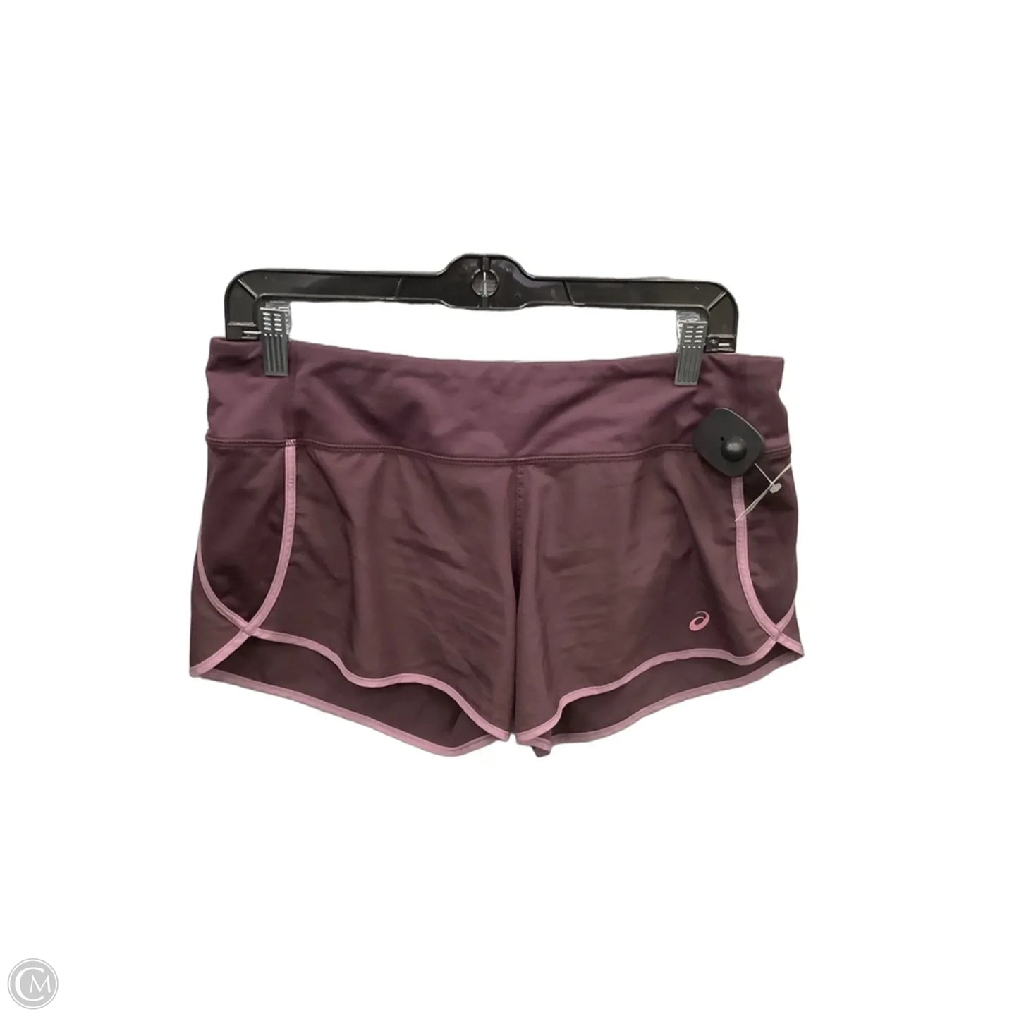 Athletic Shorts By Asics In Maroon, Size: M