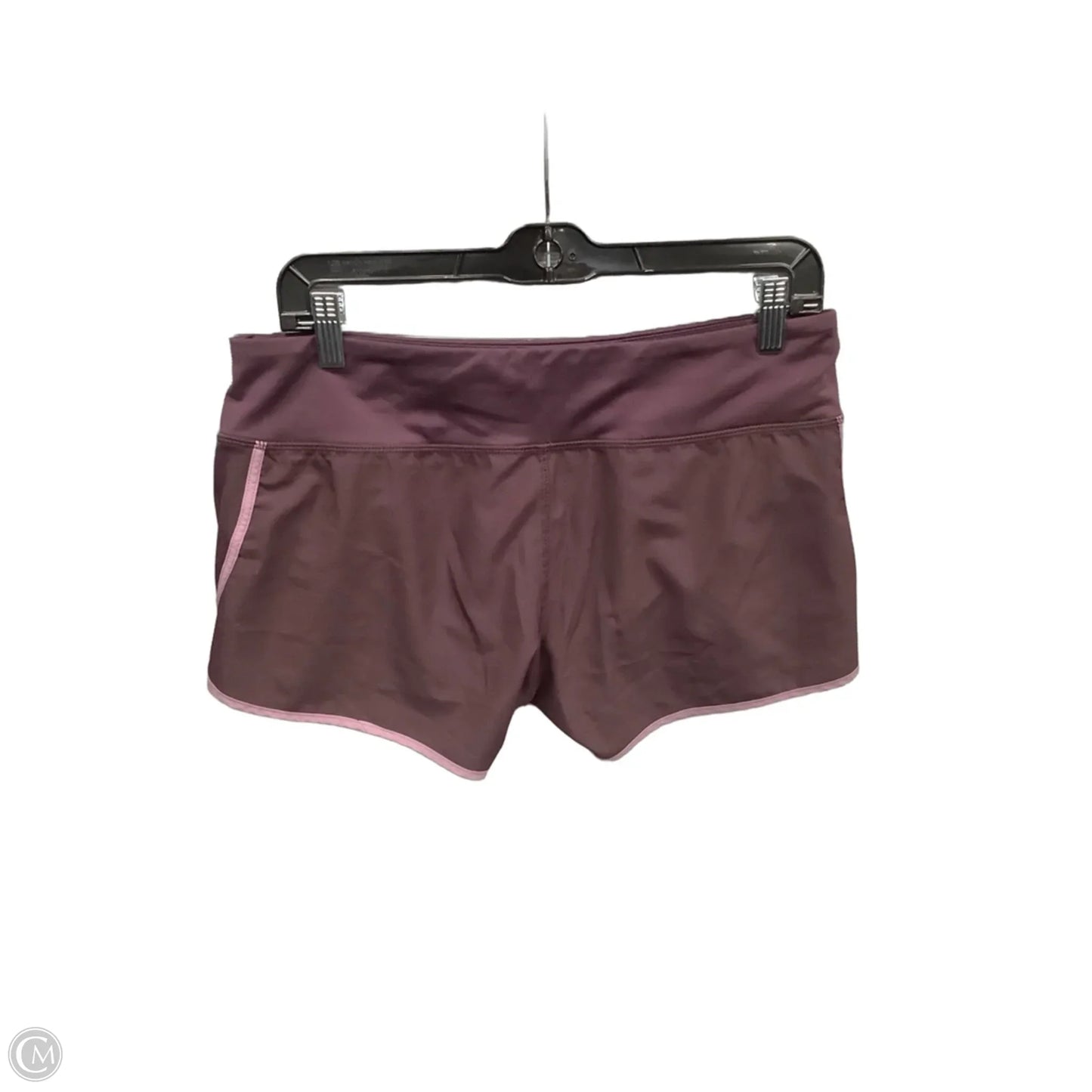 Athletic Shorts By Asics In Maroon, Size: M