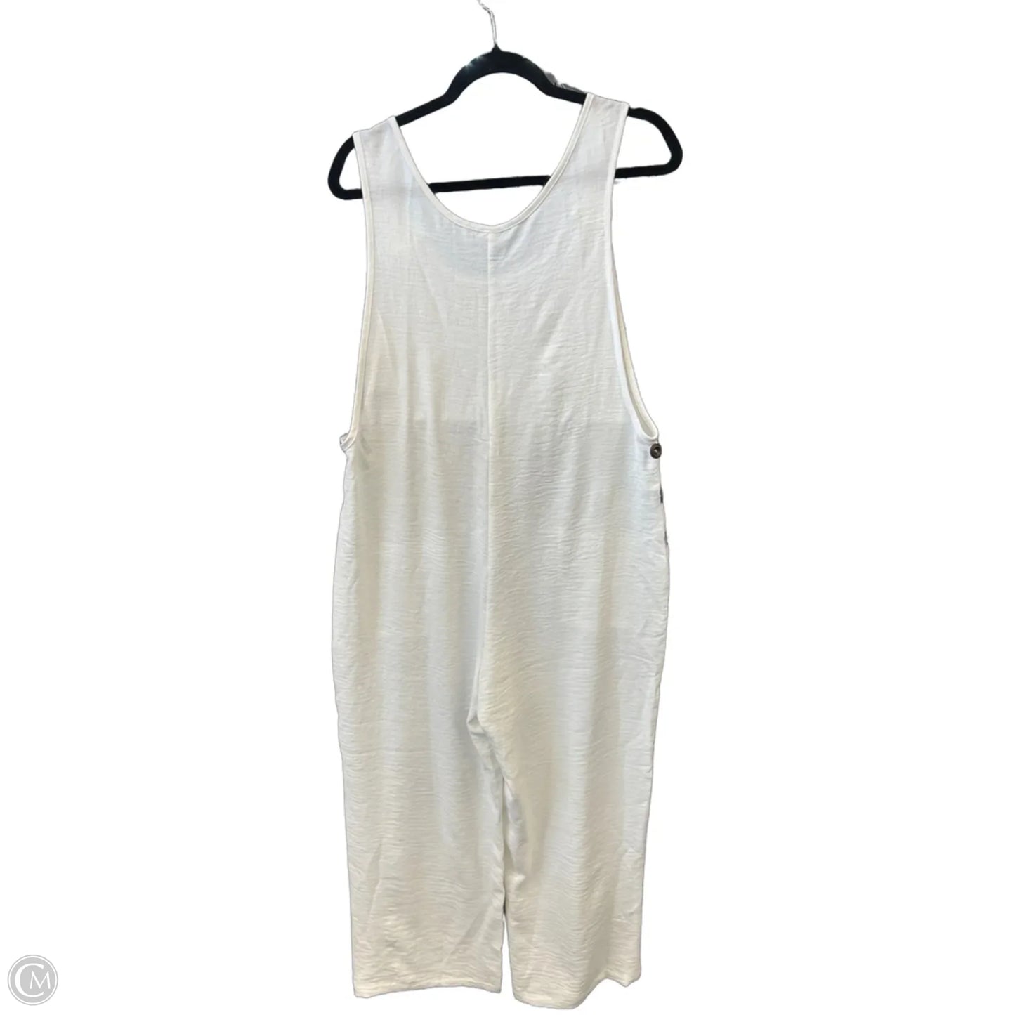 Jumpsuit By Clothes Mentor In White, Size: M