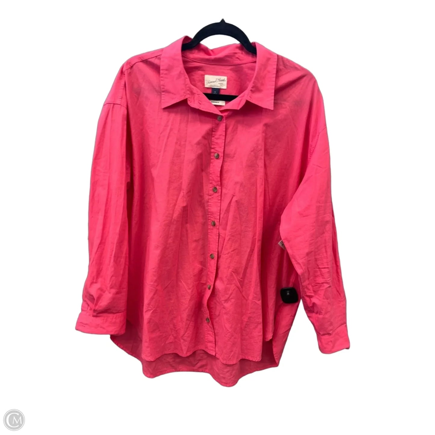Top Long Sleeve By Universal Thread In Pink, Size: Xl