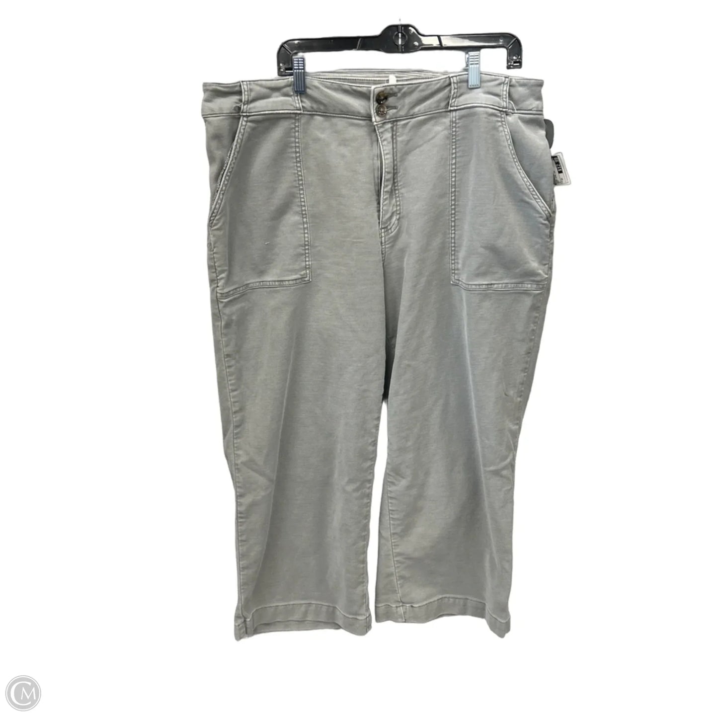 Jeans Wide Leg By Maurices In Grey, Size: 22