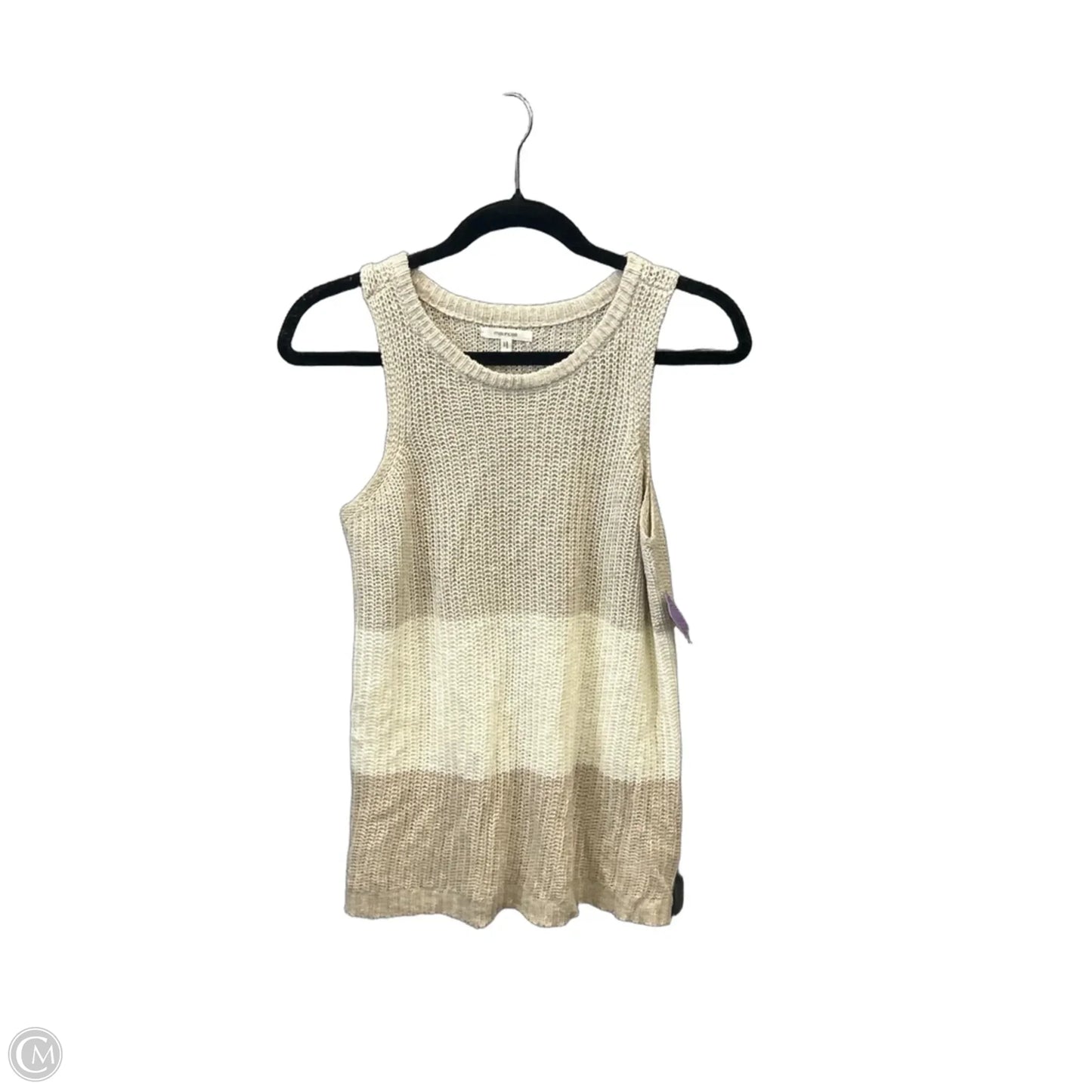 Top Sleeveless By Maurices In Beige, Size: M