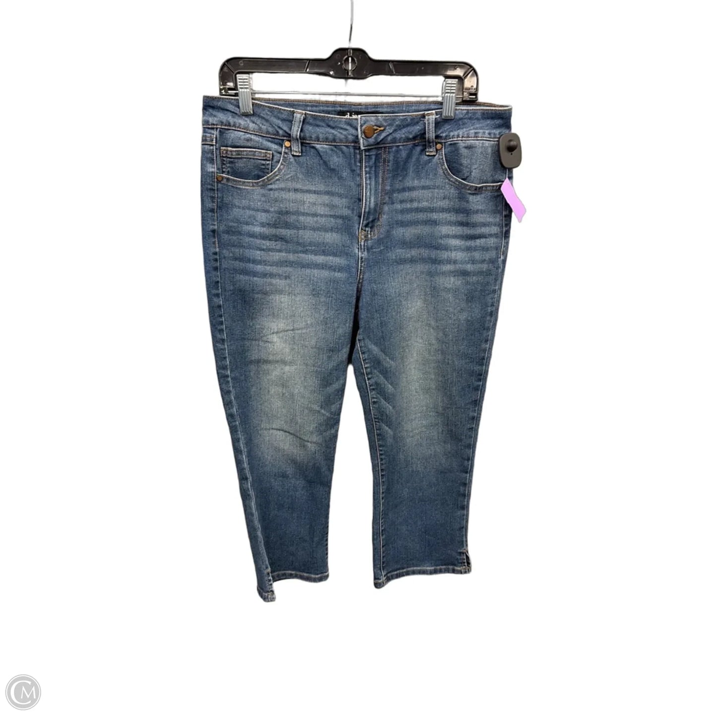 Capris By Clothes Mentor In Blue Denim, Size: 10