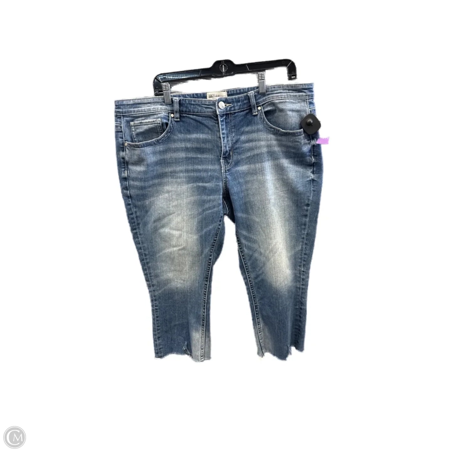 Capris By Bke In Blue Denim, Size: 18