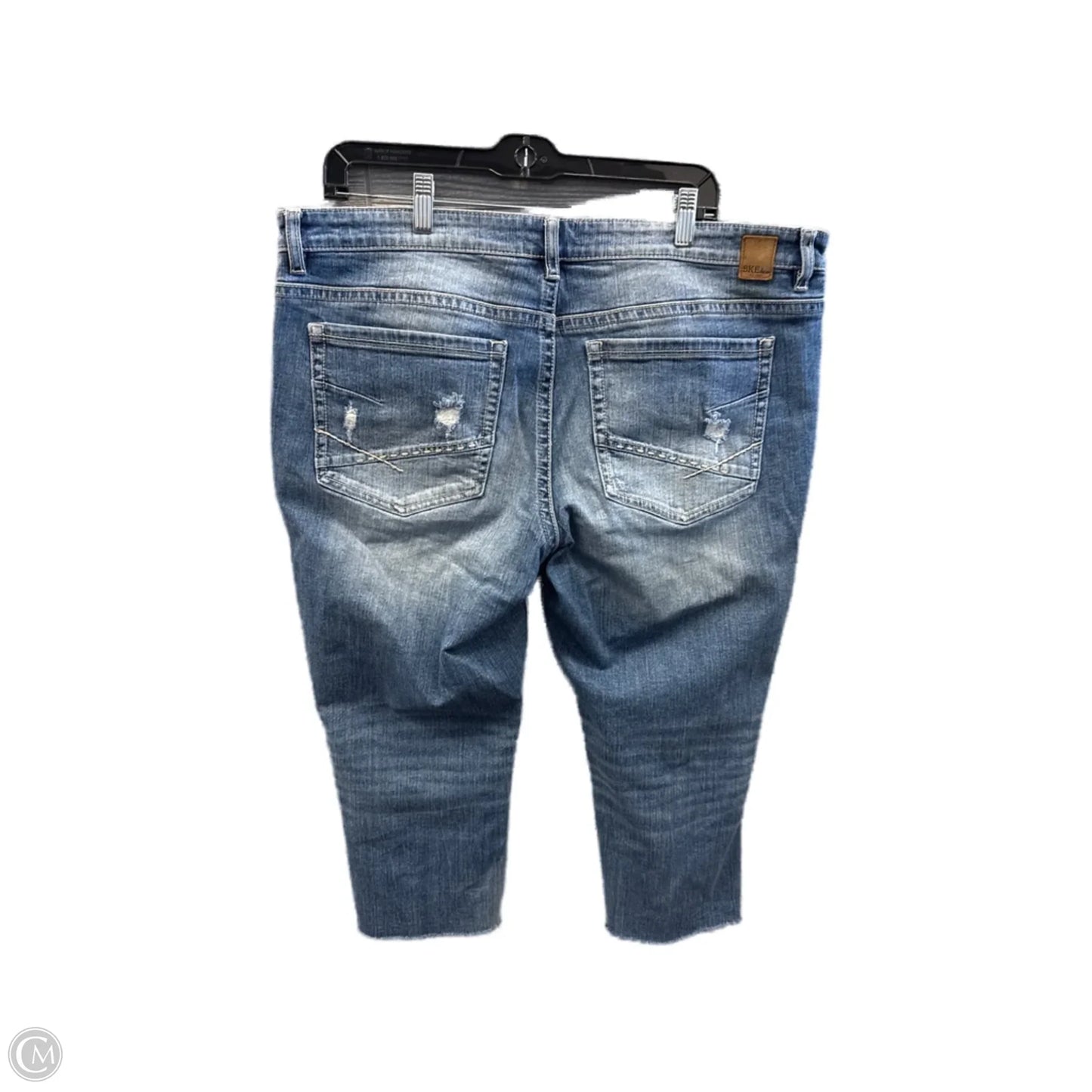 Capris By Bke In Blue Denim, Size: 18