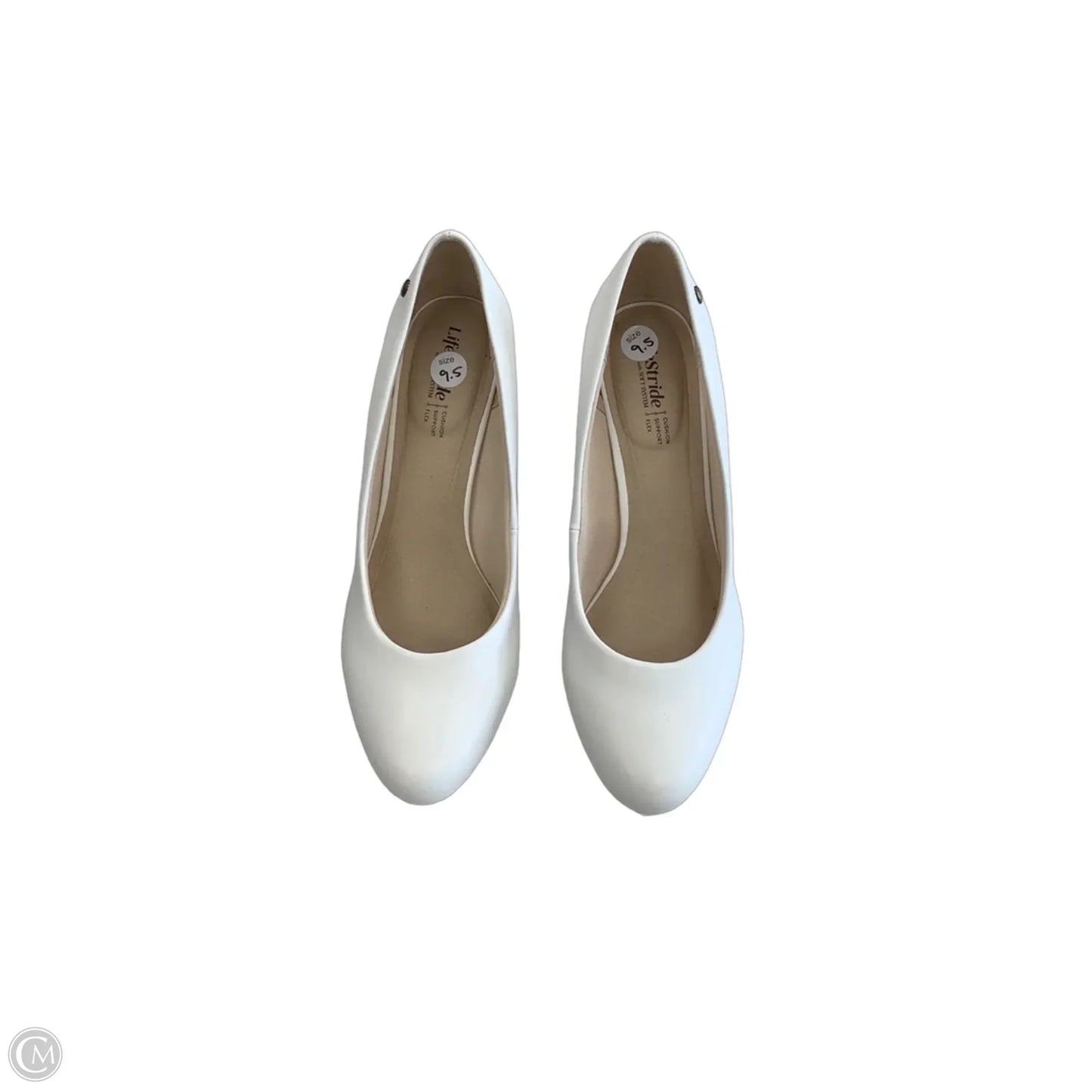 Shoes Heels Kitten By Life Stride In White, Size: 9.5